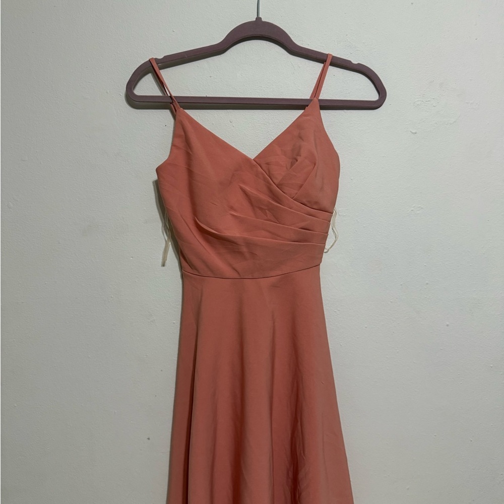 Elegant Coral Dress